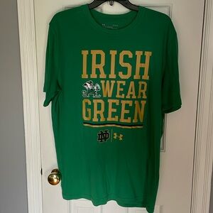 2018 Irish Wear Green Notre Dame shirt